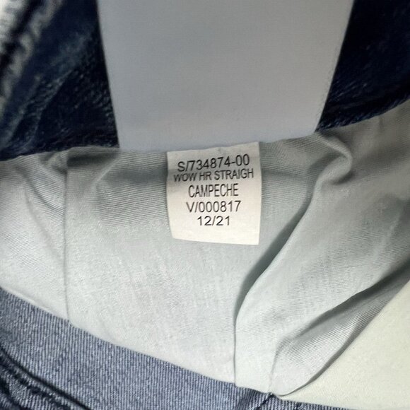 Old Navy Wow High Rise Straight Jeans Plus Size 28 Campache Wash Denim 734874 - Picture 8 of 10